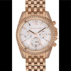 Michael Kors rose gold watch